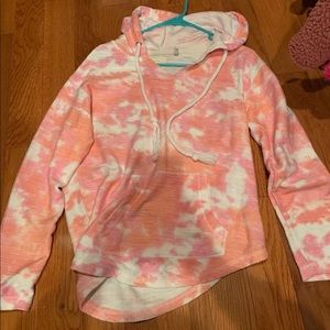 southern spirit pink tie dye hoodie